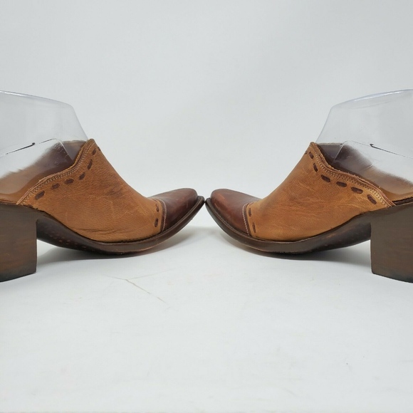 Old Gringo Woman’s Mules Slide Boots Brown Leather - Picture 5 of 8